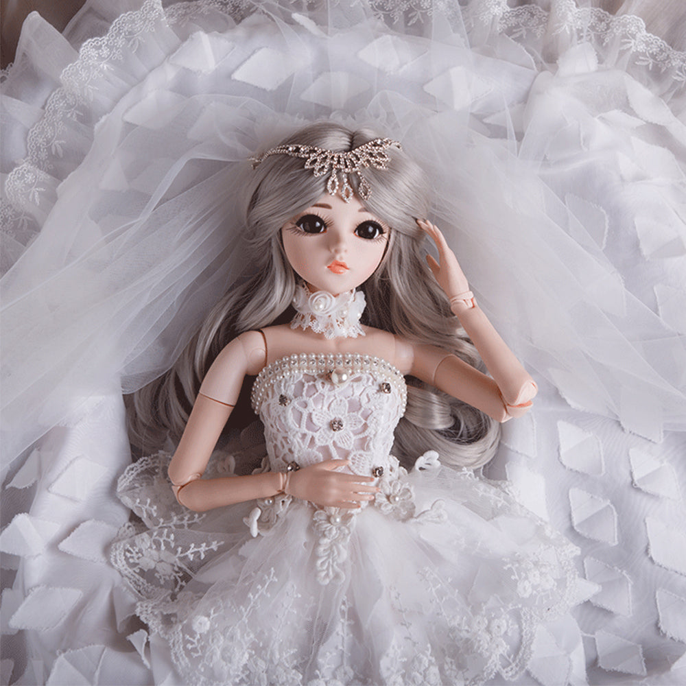 BJD Dolls 1/3 SD Dolls 24 Inch 18 Ball Jointed Doll American A Dolls Diy Toys With Full Set Clothes Shoes Wig Makeup Best Gift For Girls Sarah