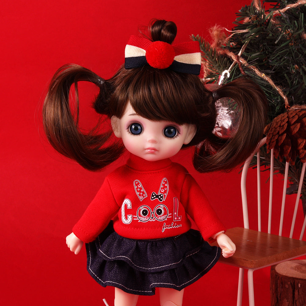 UCanaan Bjd Dolls 1/8 SD Dolls 18 Ball Jointed Doll DIY Fashion